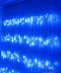 2m LED Blue Waterfall Lights