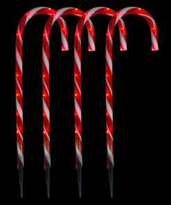 LED Red Candy Canes