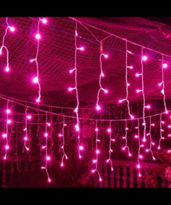 LED Pink Icicles