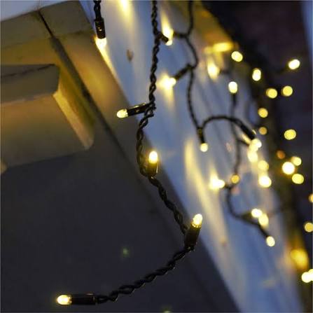 5m Warm White Rubber LED Icicles