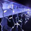 5m Twinkle Cool White Rubber LED Icicles