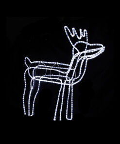 Medium LED Reindeer - Cool White
