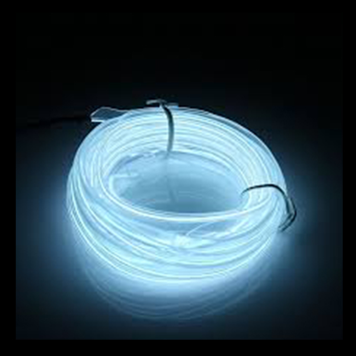 3m White EL Wire - Festive Lights  Lights for all occasions White EL wire
