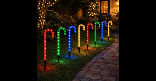 Coloured Candy Canes