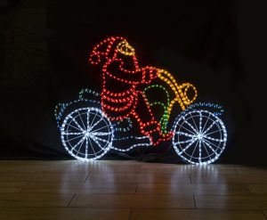 Santa Motorbike