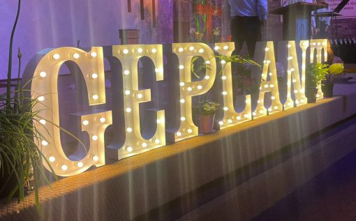 60cm White Marquee Letters