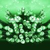 20m Rubber Green LED Fairy Lights