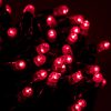 20m Rubber Red LED Fairy Lights
